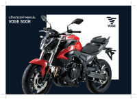 VOGE 500 a 525R - Uzivatelsky manual SK 2023